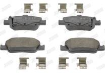Rear brake pad set