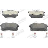 Rear brake pad set JURID - 573032J