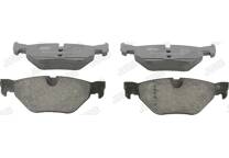 Rear brake pad set