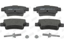 Rear brake pad set