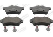 Rear brake pad set