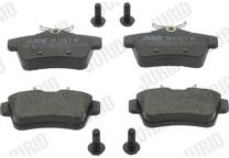 Rear brake pad set
