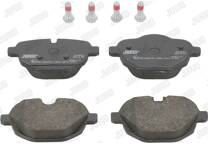 Rear brake pad set