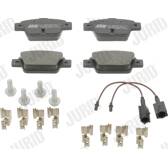 Rear brake pad set JURID - 573421J