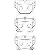 Set remblokken achter JURID - 572450J