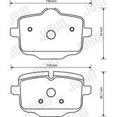 Set remblokken achter JURID - 573353J