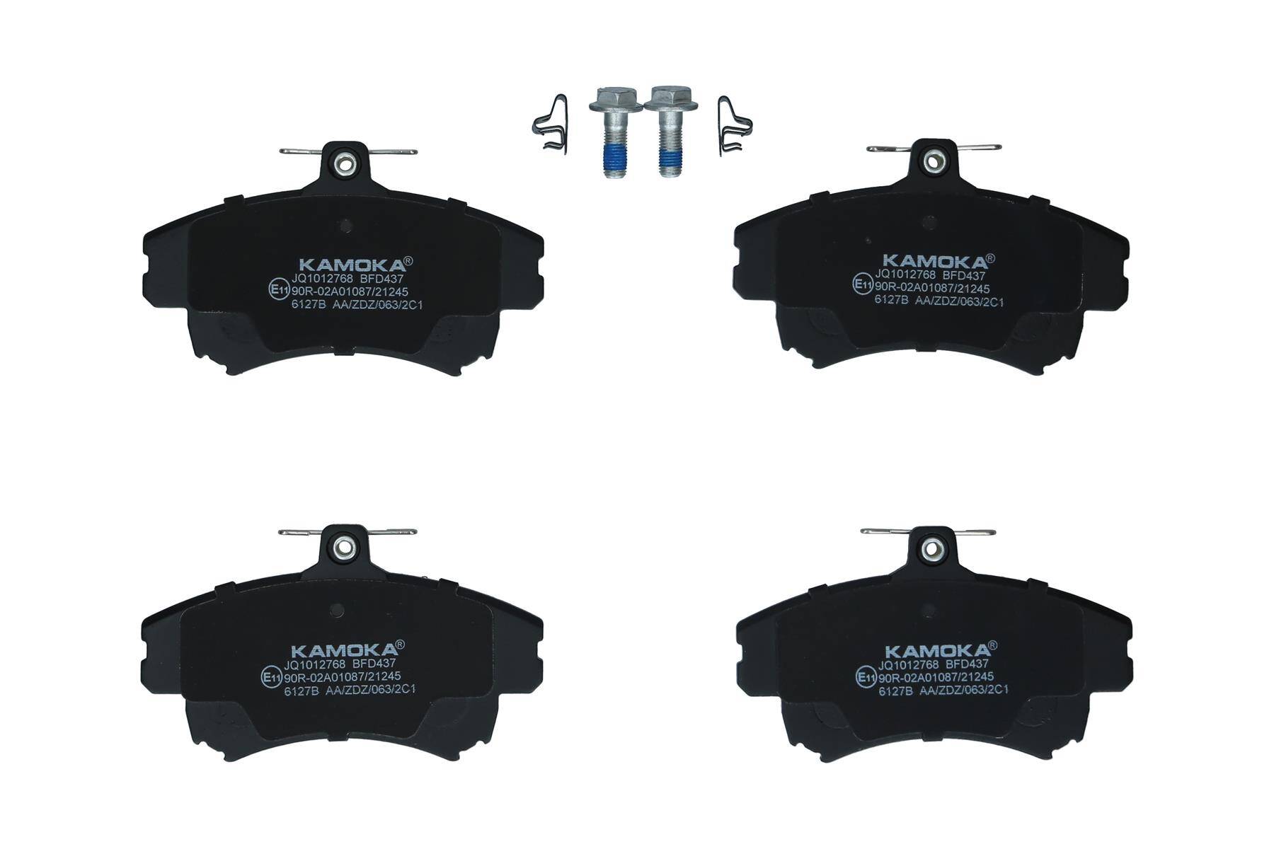 Front brake pad set