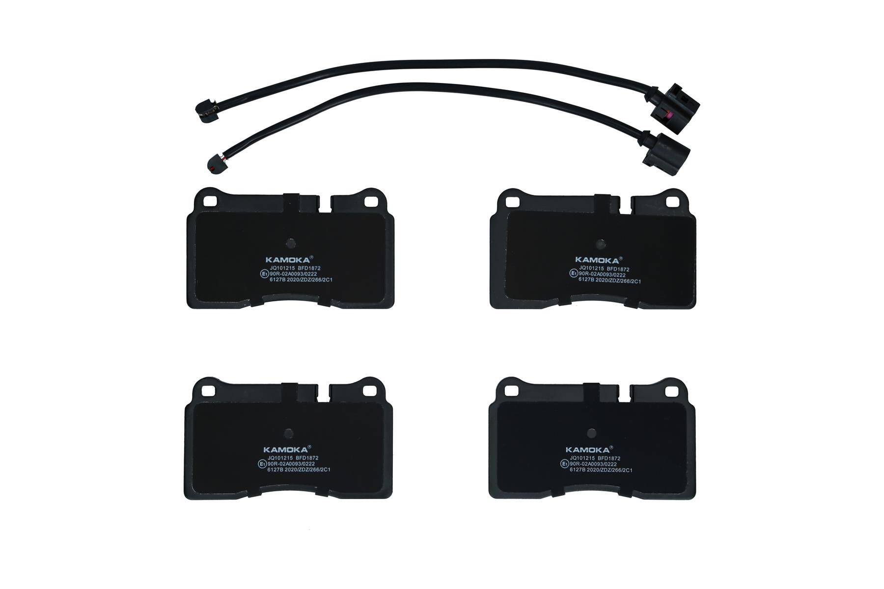 Front brake pad set