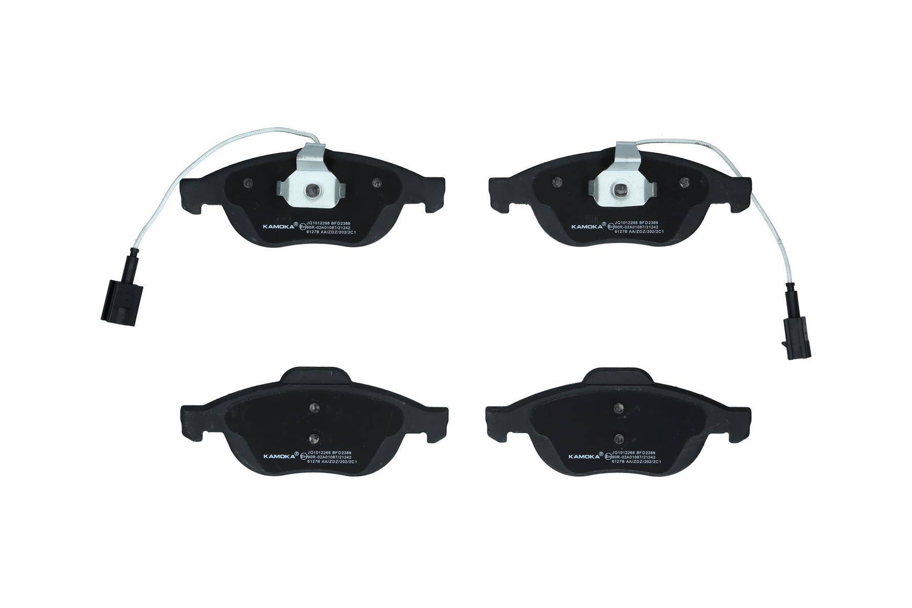 Front brake pad set