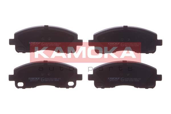 Rear brake pad set