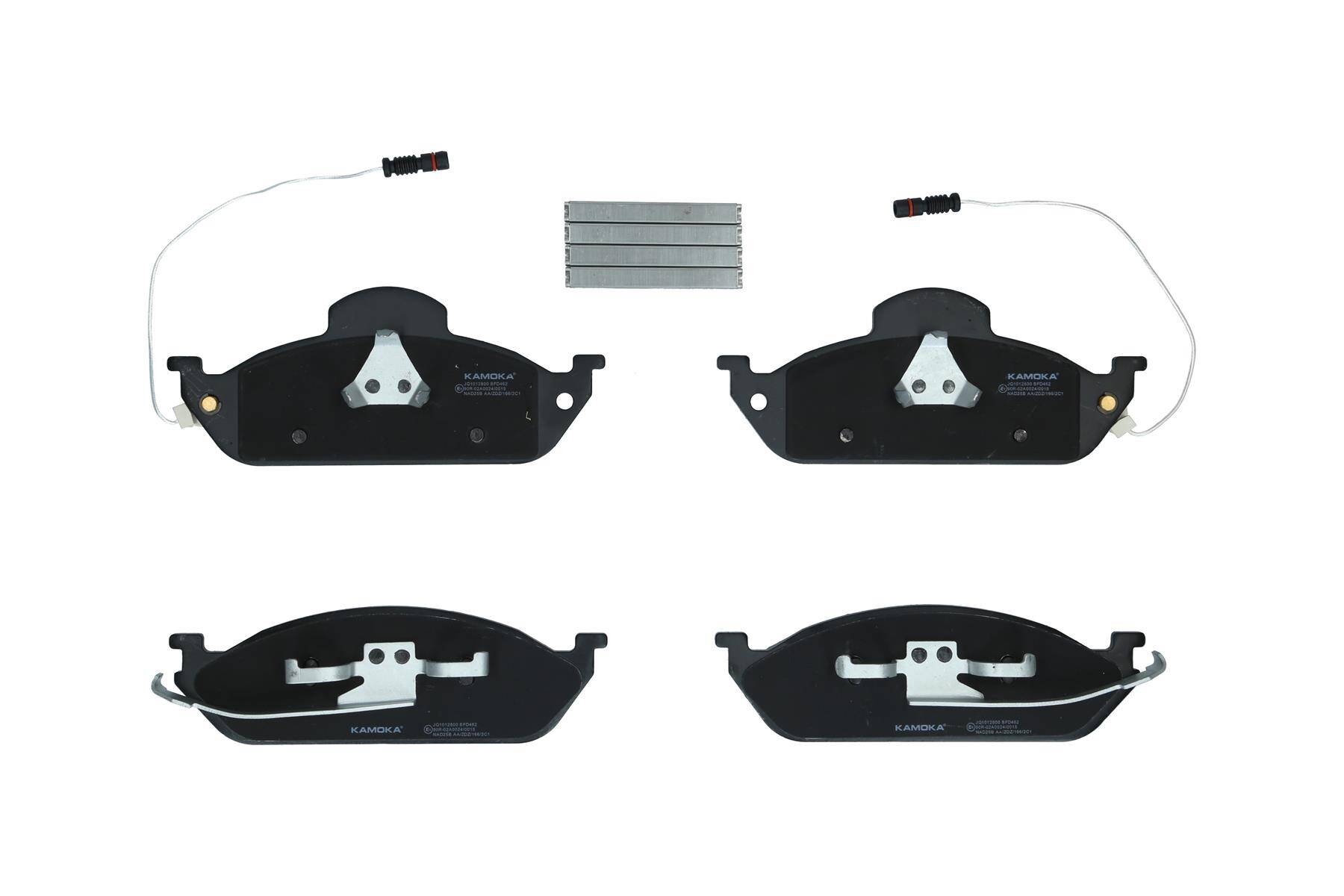 Front brake pad set