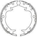 Bremsbackensatz KAVO PARTS - KBS-2908