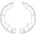 Bremsbackensatz KAVO PARTS - KBS-6403