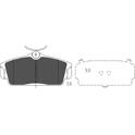 Front brake pad set KAVO PARTS - KBP-6509