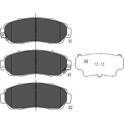 Remblokkenset voor KAVO PARTS - KBP-2046