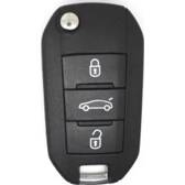 Cover portachiavi PSA a 3 pulsanti compatibile con Peugeot 208/2008/3008 (2019) KEYSKAR - PE33