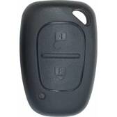 Coque clé sans lame adaptable pour Renault 2 boutons lame crantée KEYSKAR  RE24