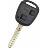 Adaptable key fob case for Toyota, 3 buttons, serrated blades KEYSKAR - TO21