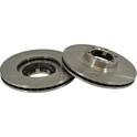 Jeu de 2 disques de frein KLAXCAR FRANCE - 25010z