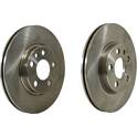 Brake disc set (2) KLAXCAR FRANCE - 25027z