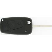 Coque clé adaptable fiat 2 boutons lame fraisée rétractable 7mm KLEMAX - FIA205C
