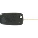 Coque clé adaptable fiat 3 boutons lame fraisée rétractable 8mm KLEMAX - FIA305C