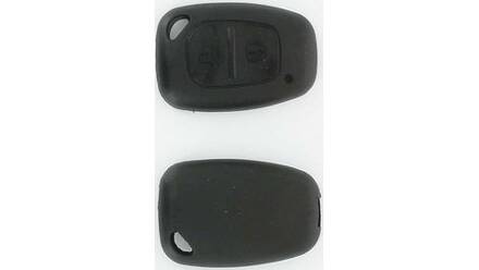 REN201 Coque clef compatible avec Renault 2 boutons