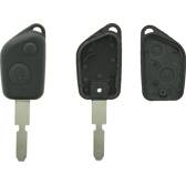 Adaptable PSA key fob with 2 buttons and a fixed 7mm milled blade KLEMAX - PSA28