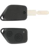 Compatible PSA key fob with 2 buttons and 7mm milled blade KLEMAX - PSA28C