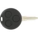 Smart 3-button adaptable key fob case with fixed serrated blade KLEMAX - SMA34