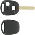 Toyota compatible key fob with 2 buttons and fixed milled blade KLEMAX - TOY21