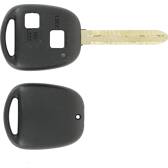 Toyota compatible key fob with 2 buttons and fixed serrated blade KLEMAX - TOY22