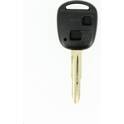 Toyota compatible key fob with 2 buttons and fixed serrated blade KLEMAX - TOY25