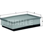 Air Filter KNECHT - LX 1883