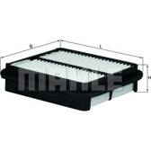 Air Filter KNECHT - LX 862