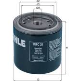 Coolant Filter KNECHT - WFC 20
