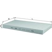 Filter, kupéventilation KNECHT - LA 117
