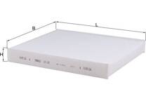 Filter, kupéventilation