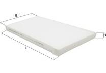 Filter, kupéventilation