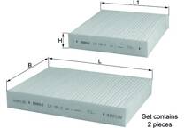 Filter, kupéventilation