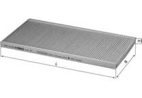 Filter, kupéventilation