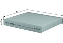 Filter, kupéventilation