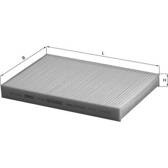 Filter, kupéventilation KNECHT - LA 439