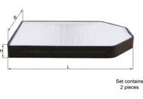 Filter, kupéventilation