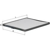 Filter, kupéventilation KNECHT - LA 624