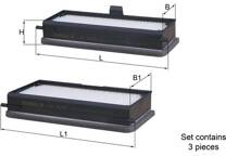Filter, kupéventilation