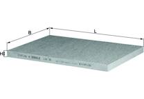 Filter, kupéventilation