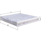 Filter, kupéventilation KNECHT - LAK 490