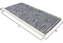 Filter, kupéventilation