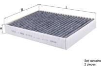 Filter, kupéventilation